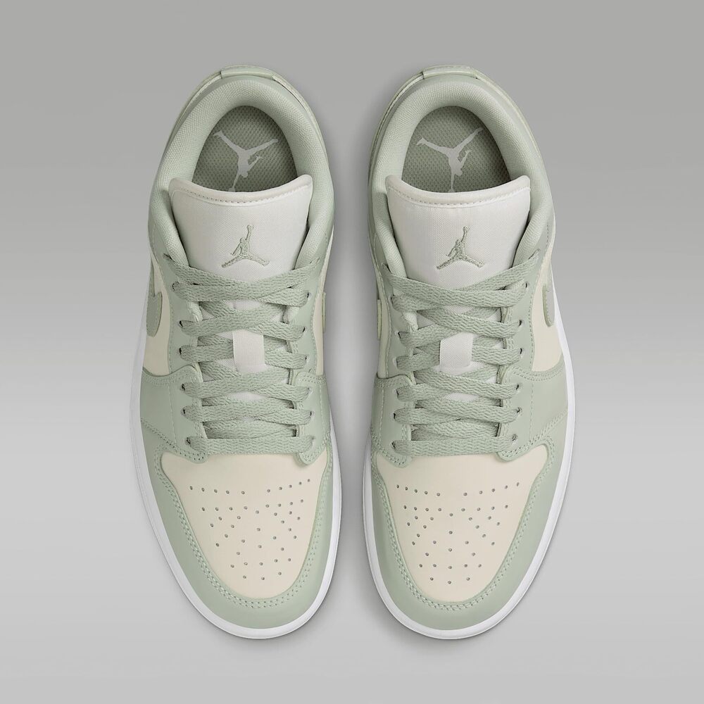 W AIR JORDAN 1 LOW SE "SAIL/SEAFOAM-METALLIC SILVER-WHITE" - Picture 4 of 4
